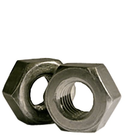 NEWPORT FASTENERS Heavy Hex Nut, 3/8"-16, Steel, Grade A, Plain, 23/64 in Ht, 1500 PK NB318090B-1500
